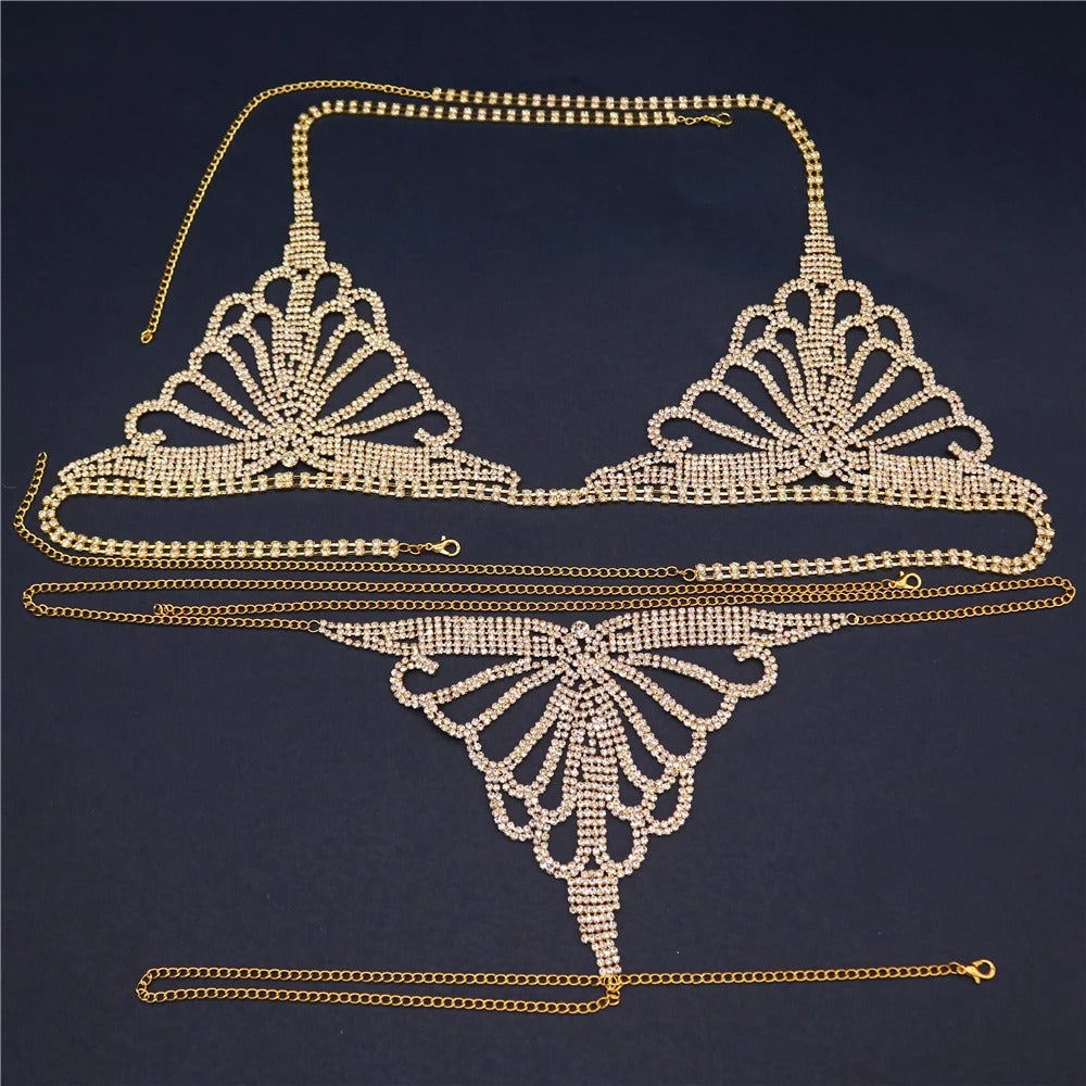 Kierstin - Strass Lingerie Set